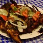 Demi poulet halal braisé