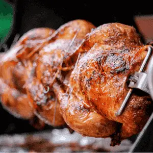 Poulet halal braisé entier